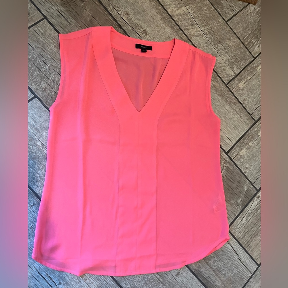 Bright pink J Crew blouse